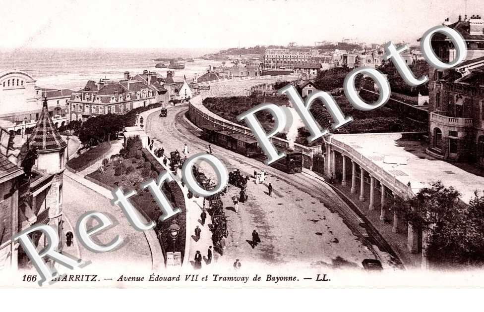 AVENUE EDOUARD VII ET TRAMWAY DE BAYONNE