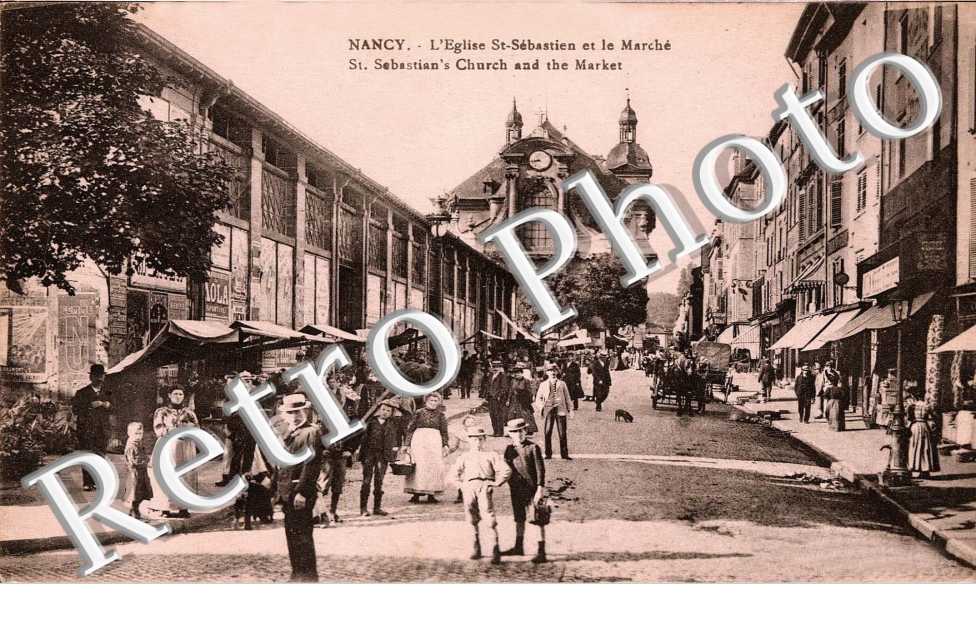 L&#039;EGLISE SAINT SEBASTIEN ET LE MARCHE
