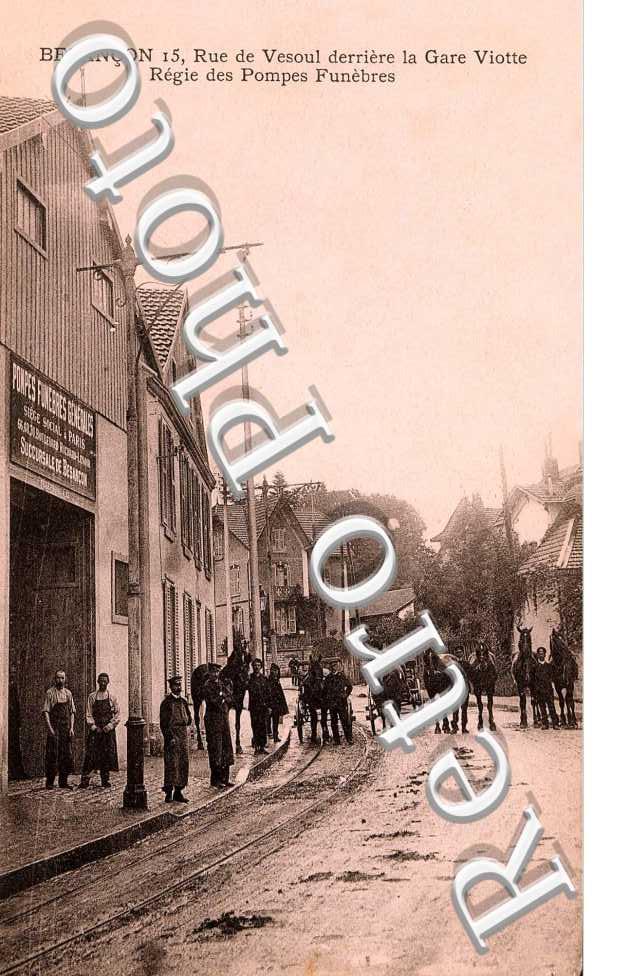 rue de Vesoul  derriere la gare Viotte  Regie des Pompes funebres
