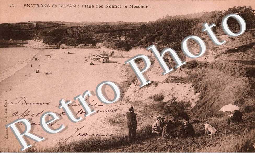 environs de Royan - plage des nonnes a meschers
