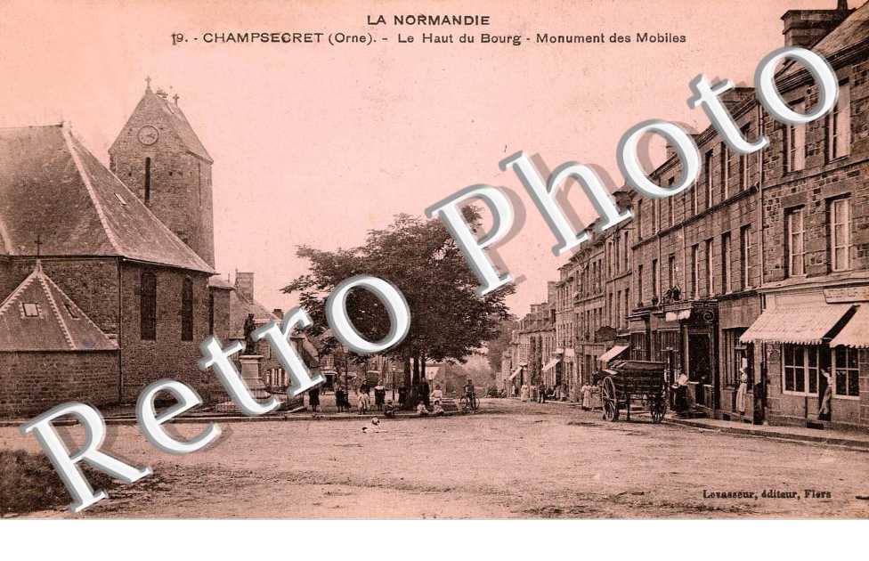 le haut du bourg - monument des mobiles