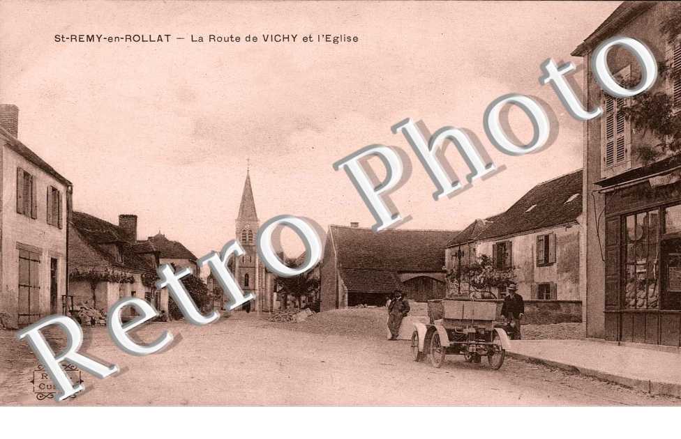 Route de Vichy et l&#039;Eglise