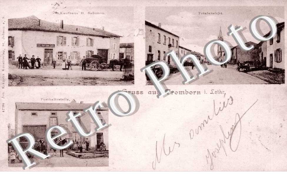 totalansicht, kaufhaus H.Salomon, posthaltestelle