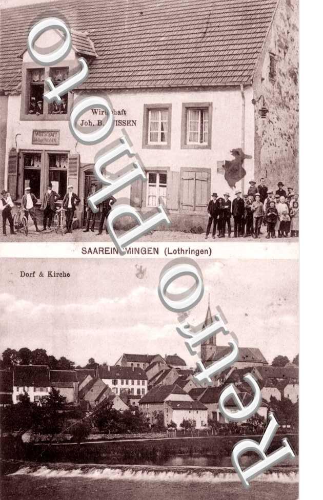 DORF KIRCHE wirtschaft Joh. B. Wissen