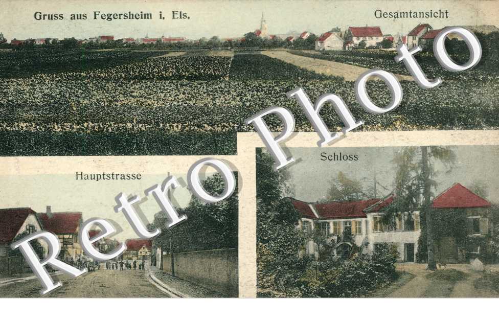 Gruss aus - Vue Générale - Haupstrasse - Schloss