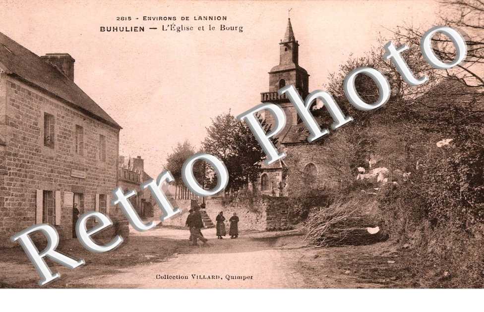 Buhulien - l&#039;eglise et le bourg