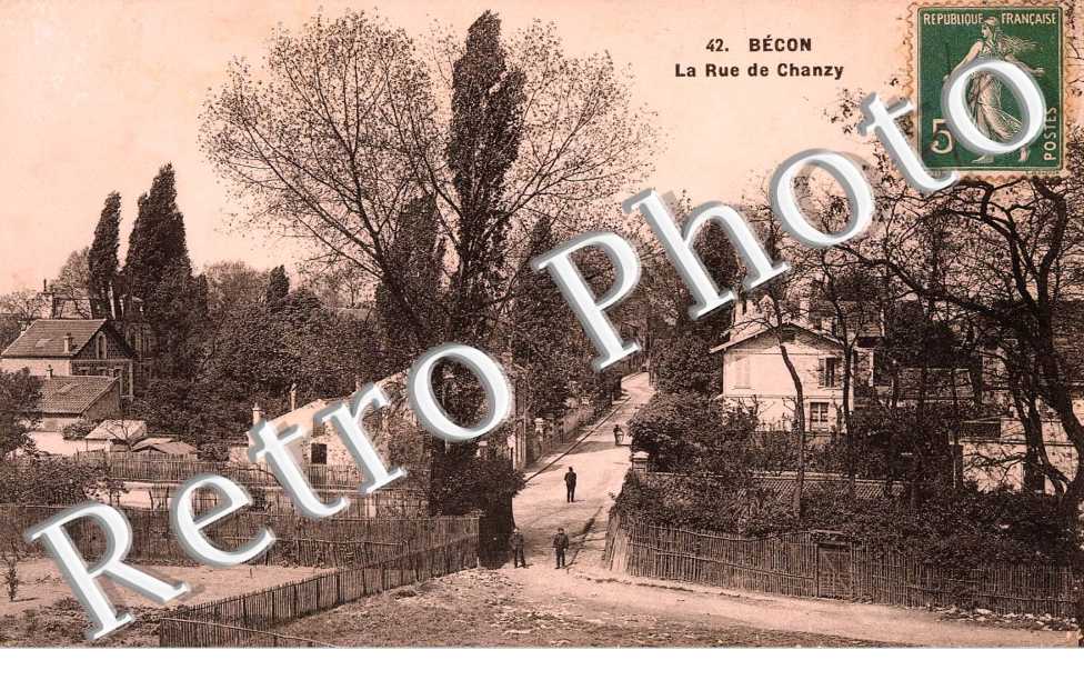 BECON LES BRUYERES LA RUE DE CHANZY