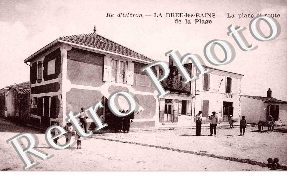 la place et route de la plage