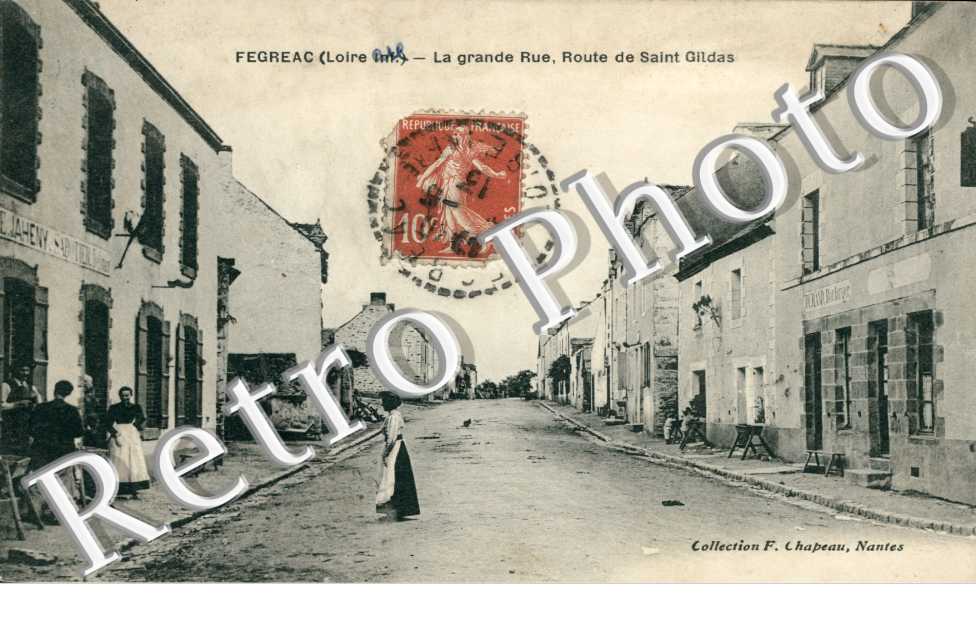 La grande rue - route de Saint-Gildas