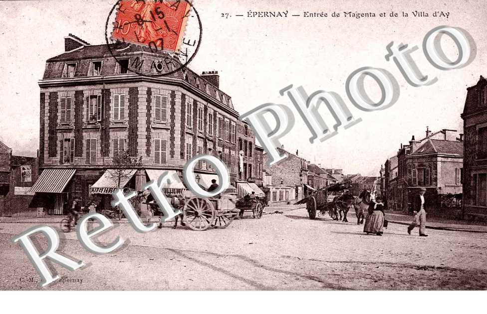 ENTREE DE MAGENTA ET DE LA VILLA D&#039;AY