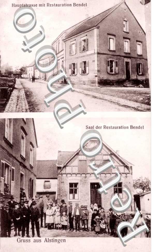 Hauptstrasse mit Restauration Bendel 