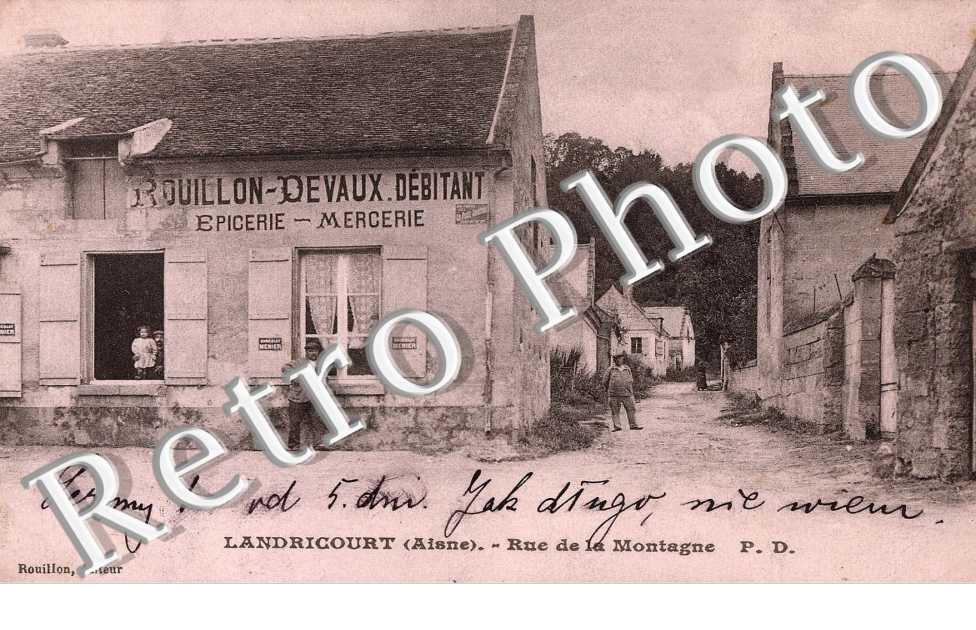 rue de la Montagne Epicerie Mercerie Rouillon-Devaux Debitant