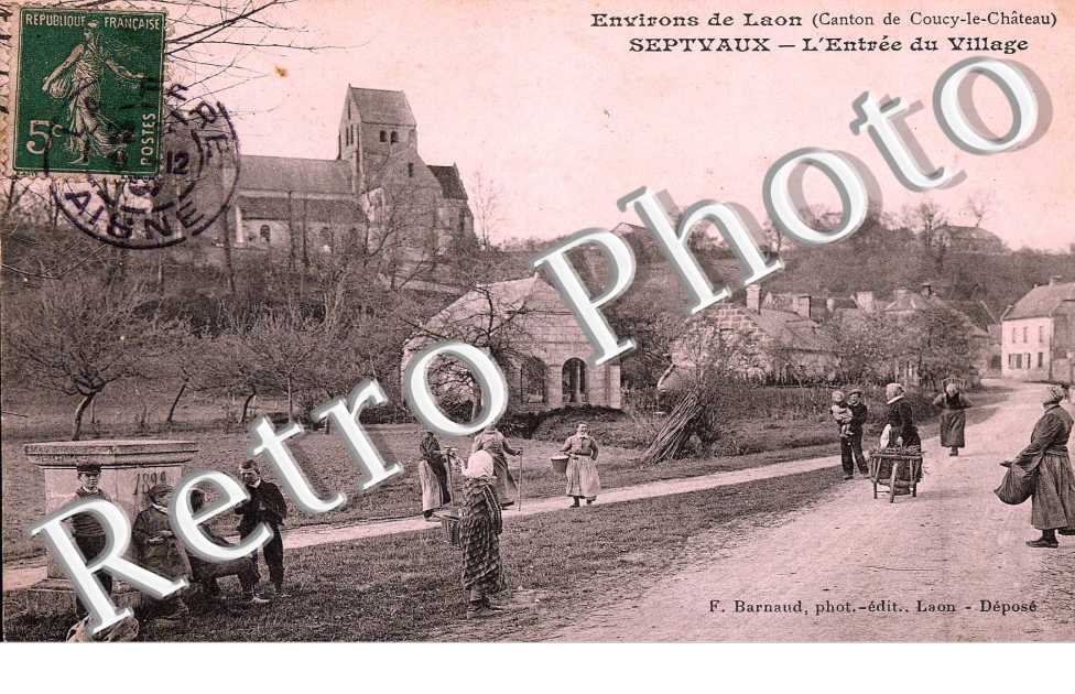 environ de laon septvaux l&#039;entree du village