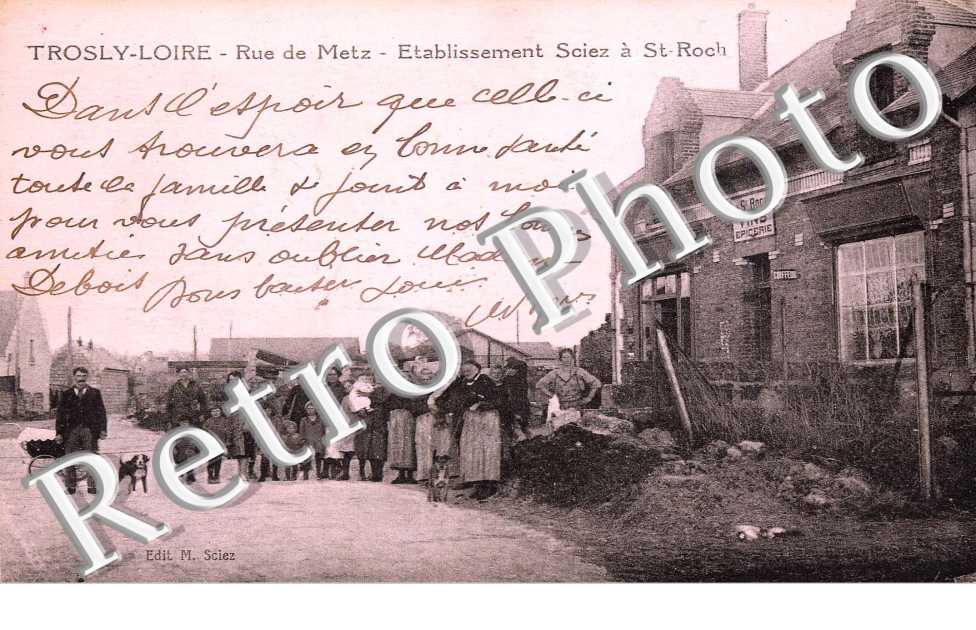 Rue de Metz - Etablissement Sciez a St Roch