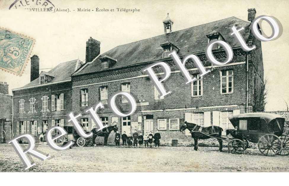 Mairie, Ecole et telegraphe