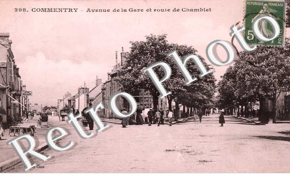 avenue de la gare et route de Chamblet