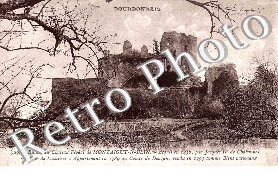 les ruines du chateau feodal