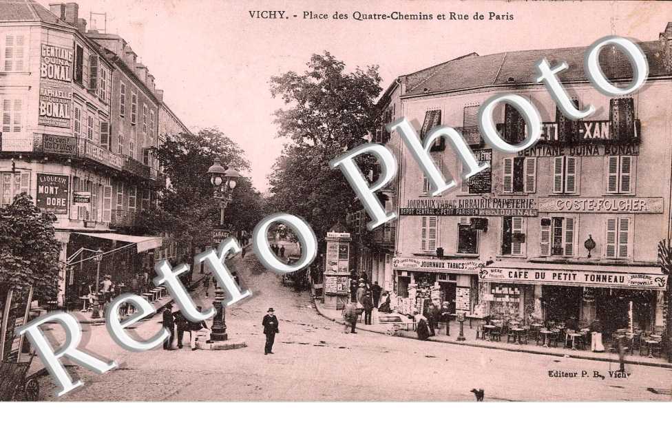 PLACE DES QUATRE CHEMINS ET RUE DE PARIS