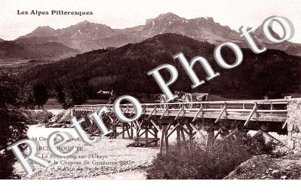 le pont long sur l&#039;Ubaye