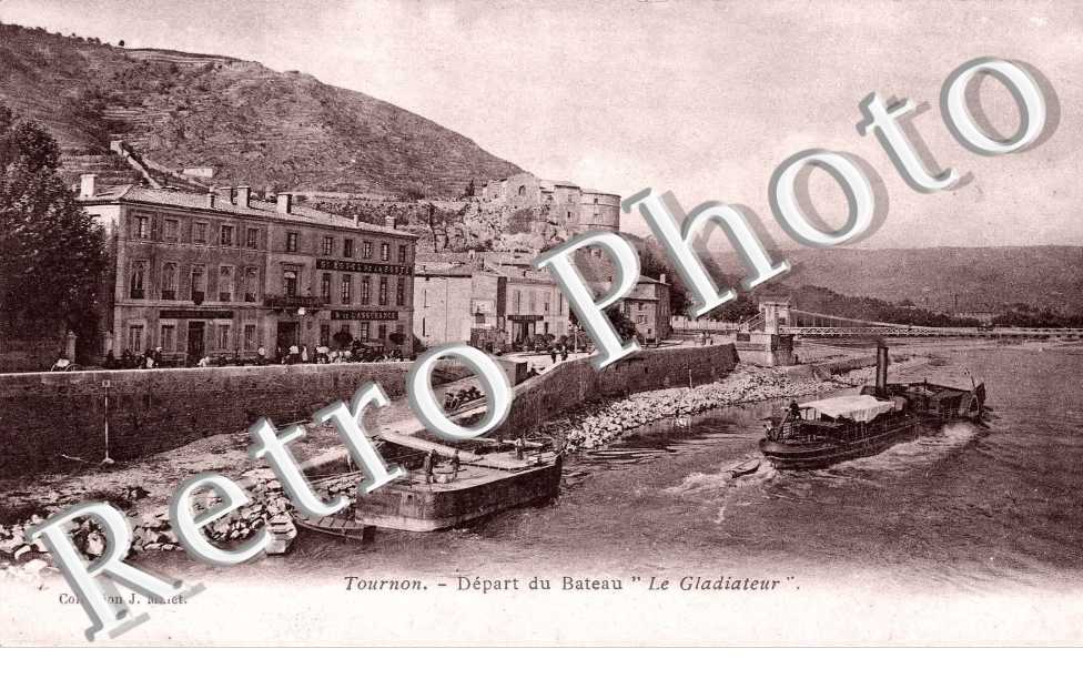 Depart du bateau " le gladiateur"