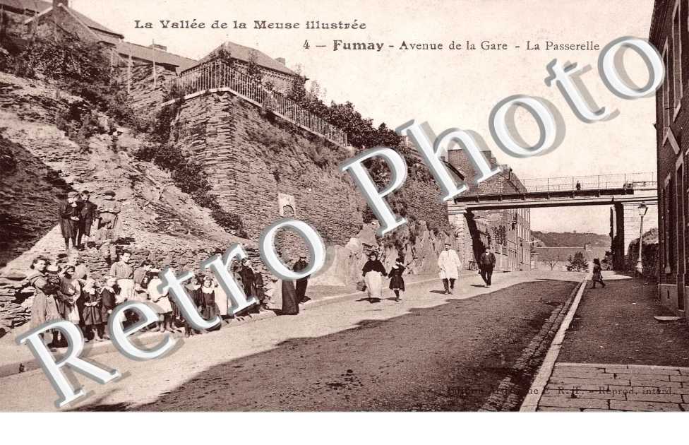avenue de la Gare, la passerelle