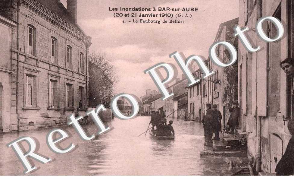 Les Inondations - le Faubourg de Berfort