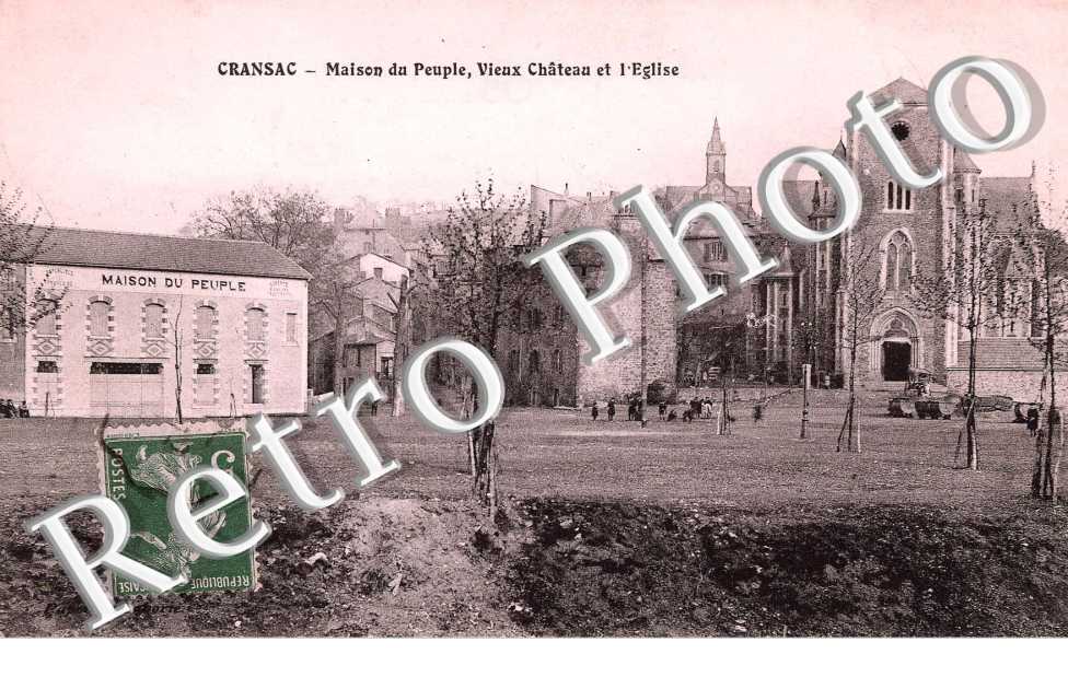 maison du peuple - vieux chateau et l&#039;eglise