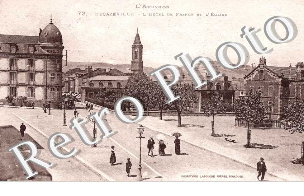 l'hotel de france et l'eglise