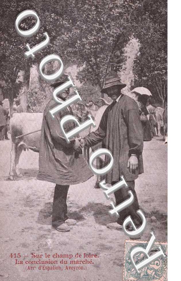 sur le champ de foire - la conclusion du marche