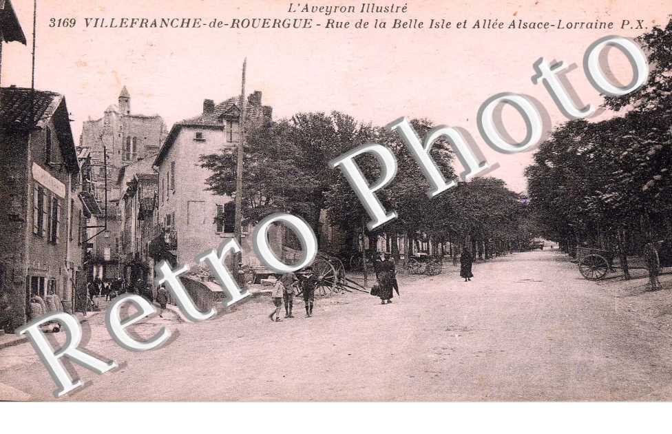 Rue de la Belle Isle et Allee Alsace Lorraine
