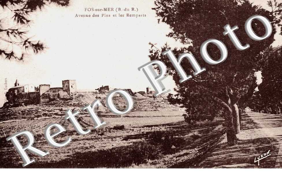 Avenue des Pins et les remparts