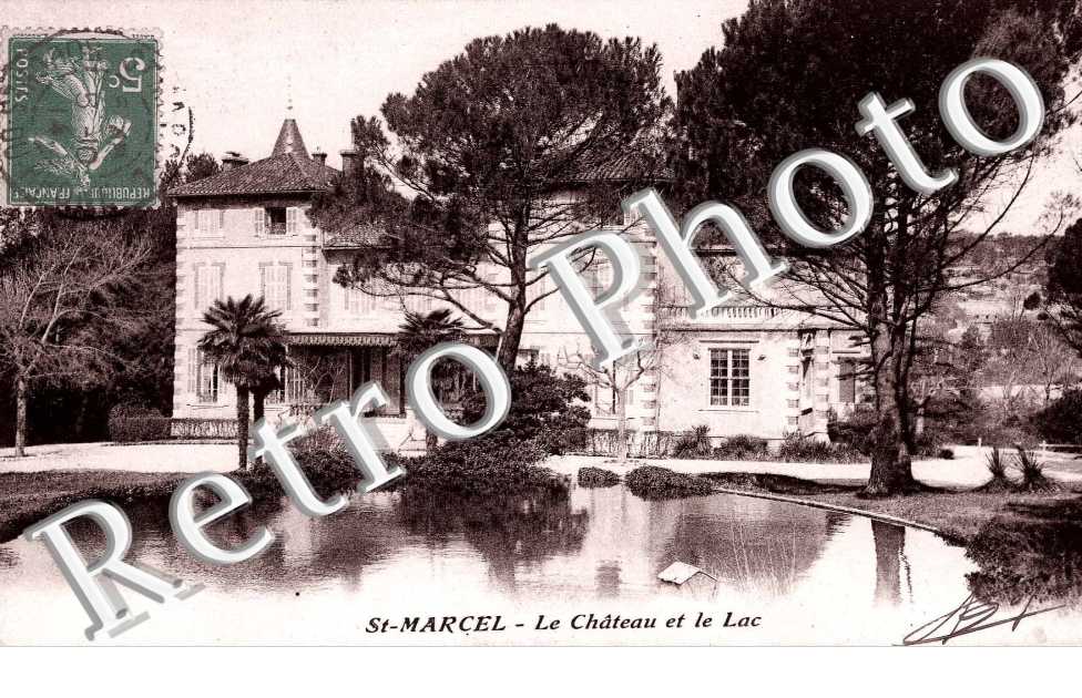 SAINT MARCEL   LE CHATEAU ET LE LAC