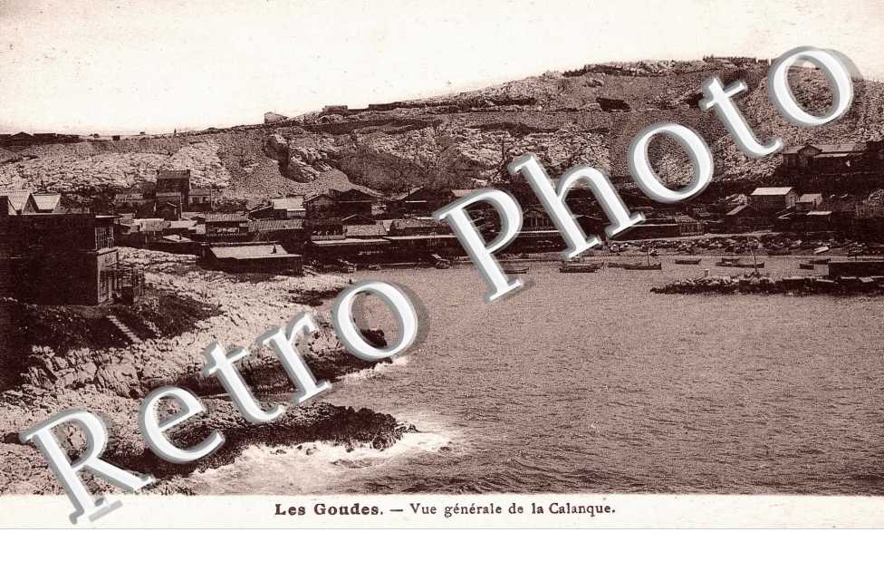 Photo Vintage Le Trayas, Les Calanques – Tirage Argentique 1938 – Format 8x12,5 Cm