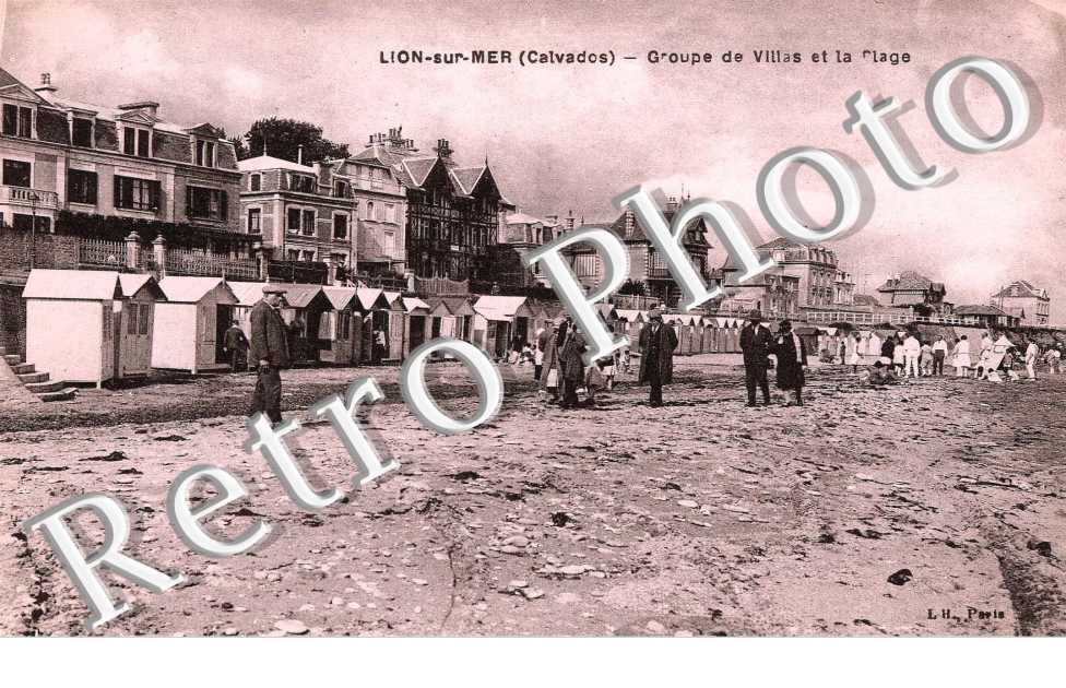 groupe de villas et la plage