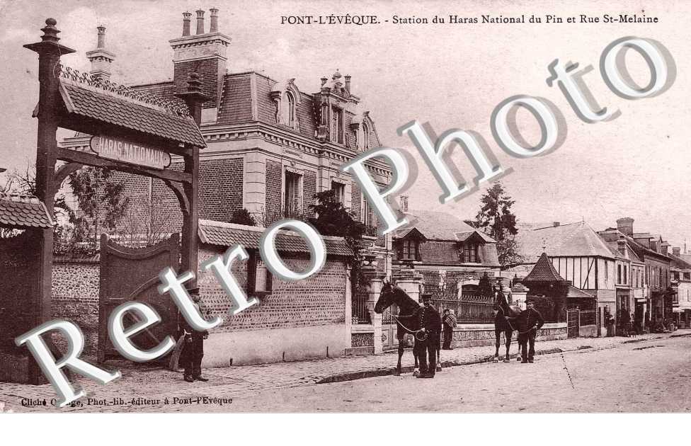 station du haras national du Pin et rue St Melaine