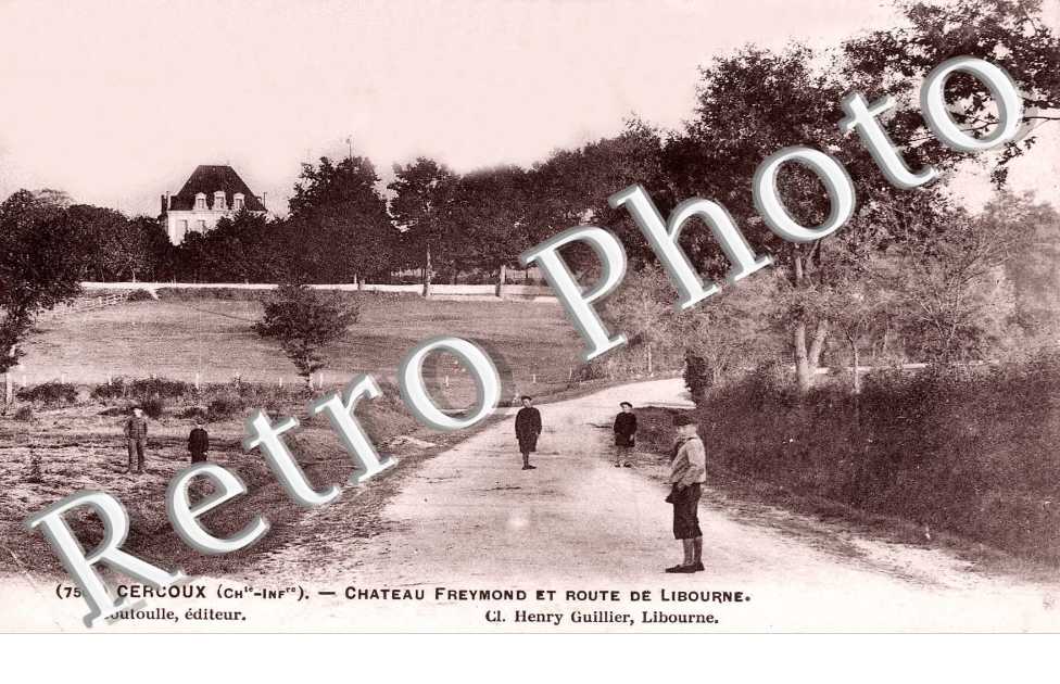 Chateau Freymond et route de Libourne