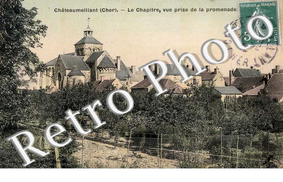 le chapitre, vue prise de la promenade