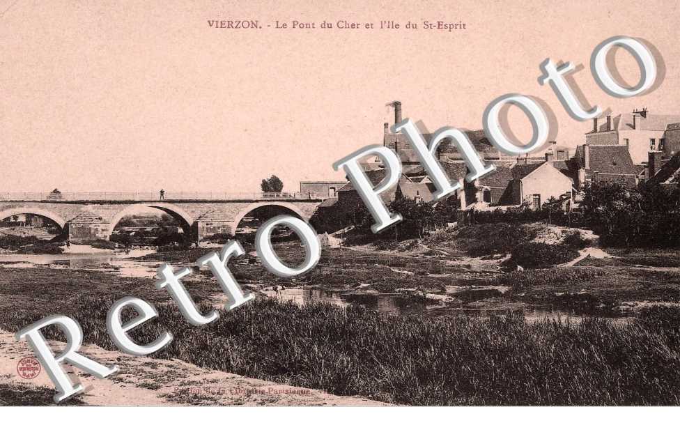 LE PONT DU CHER ET L&#039;ILE DU ST ESPRIT