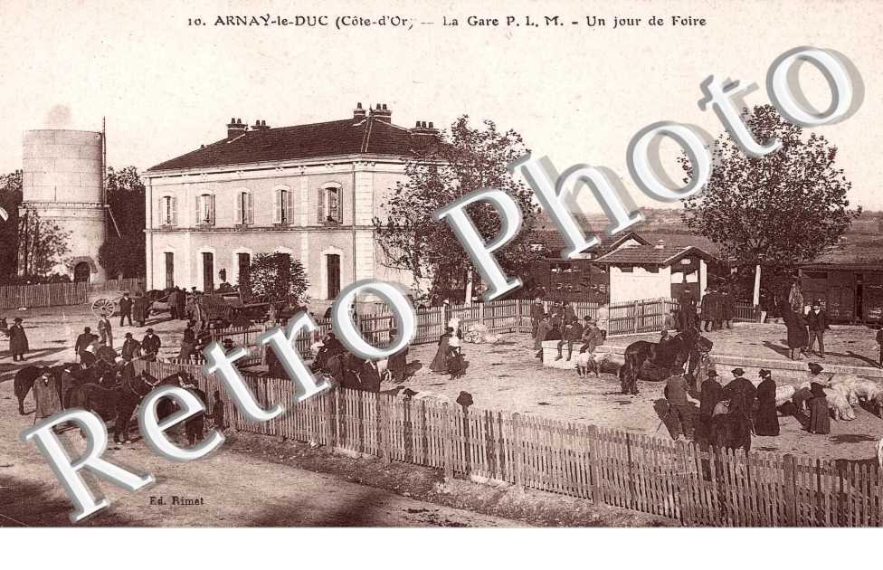 la gare, un jour de foire