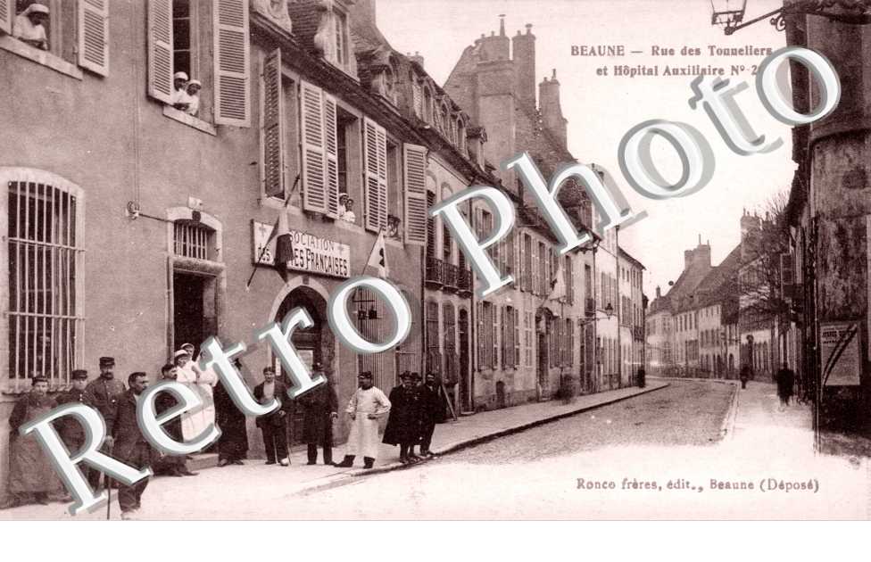 rue des Tonneliers et l'hopital auxilliaire n 205
