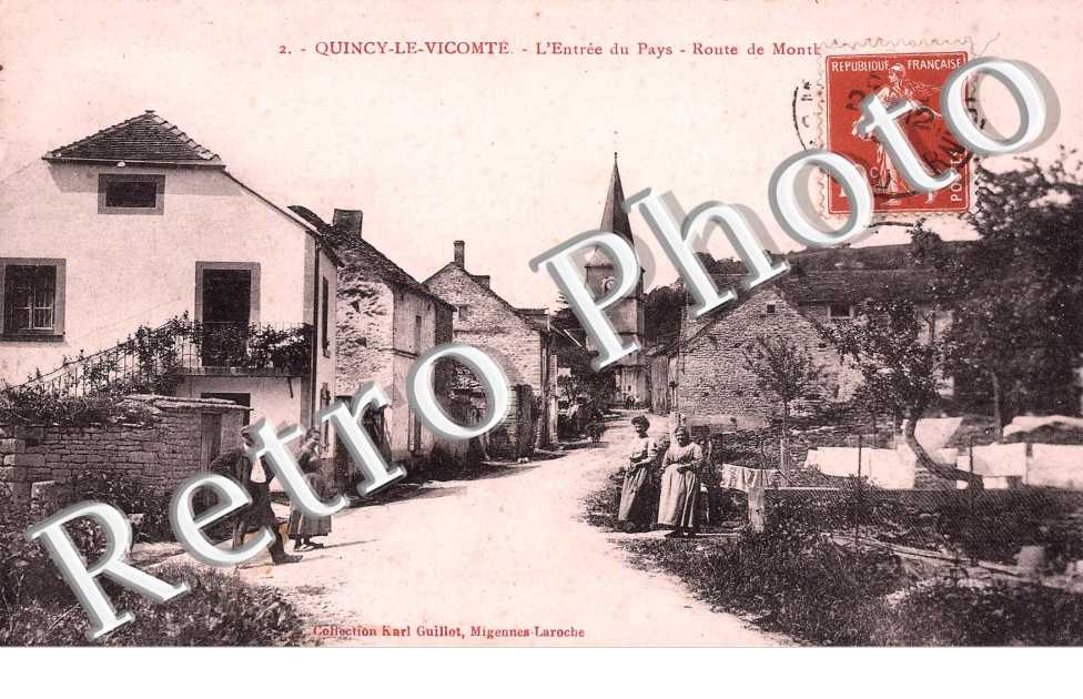 L'entree du pays route de montbard