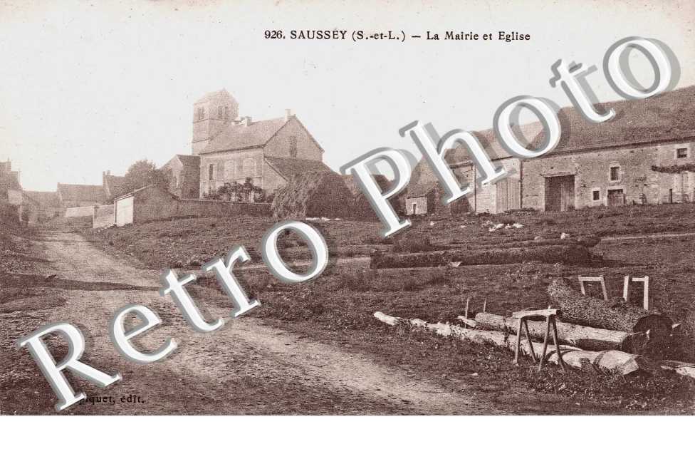 La mairie et l'eglise