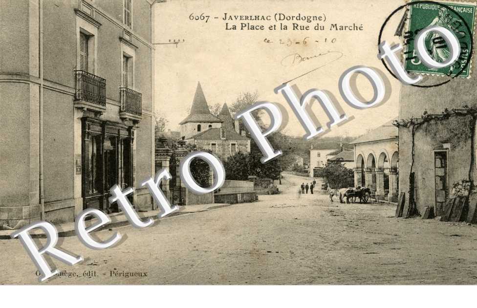 La place et la rue du marche