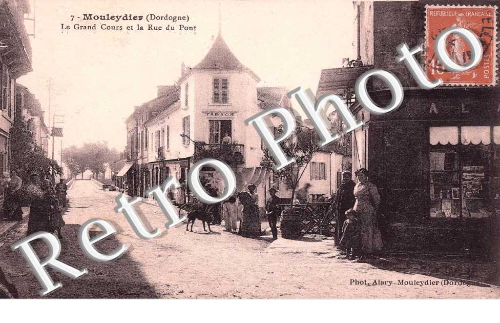 le grand cours et la rue du pont
