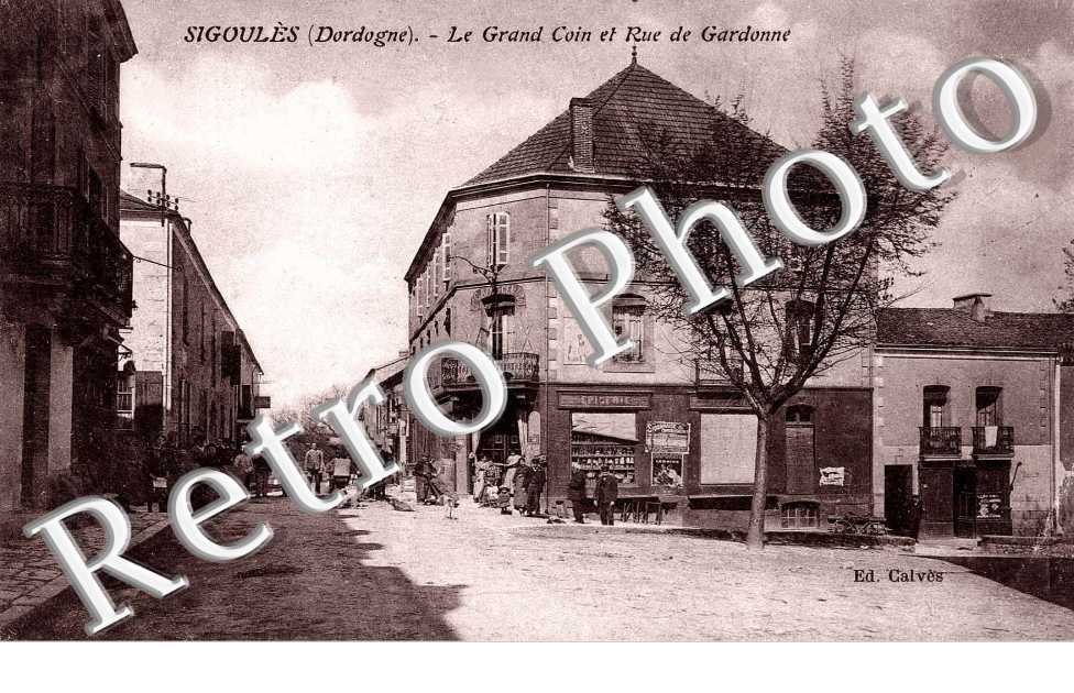 Grand coin et rue de Gardonne