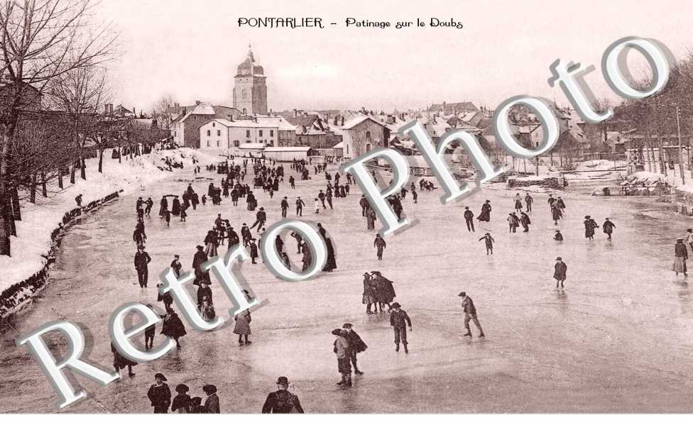 Patinage sur le Doubs