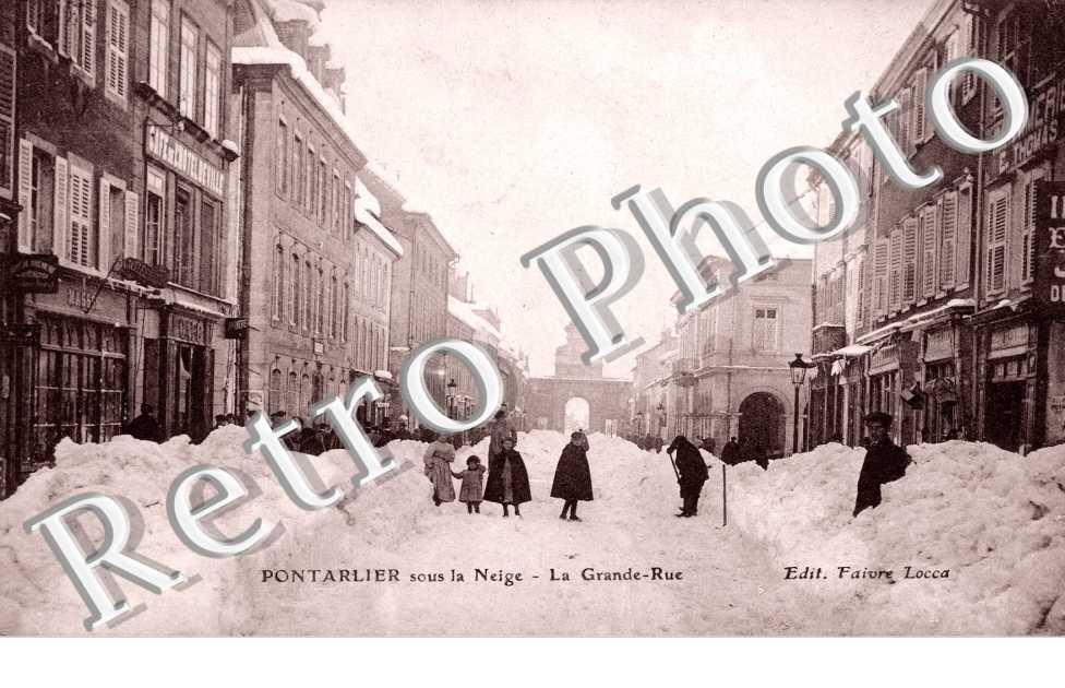  La grande rue - Sous la neige