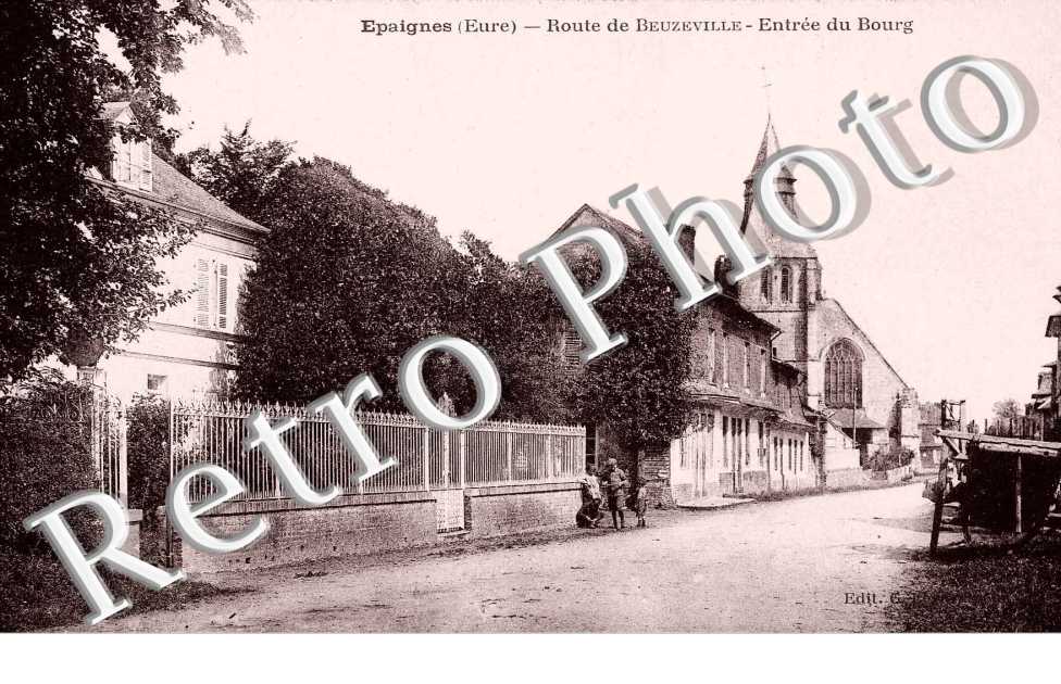 Route de beuzeville - entree du bourg