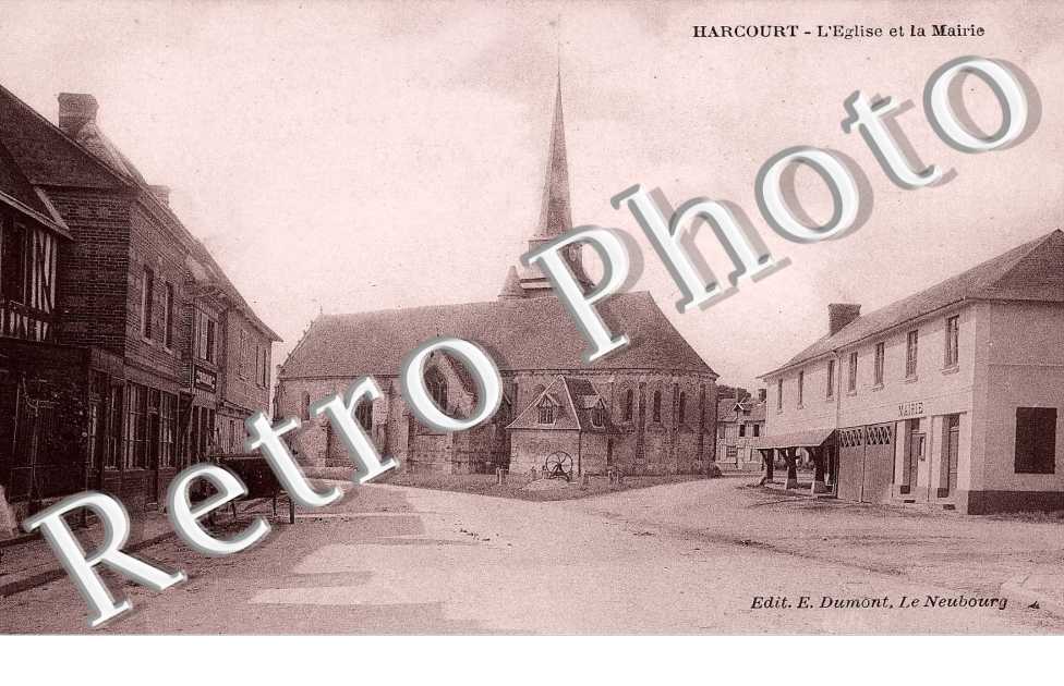 L&#039;eglise et la mairie