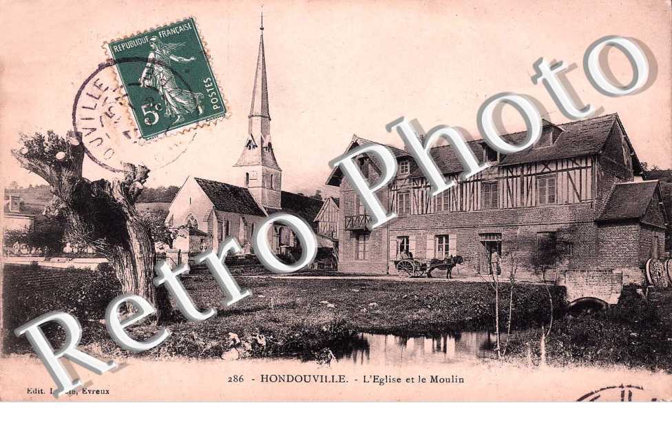 L&#039;eglise et le moulin